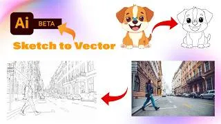 Thumbnail: Adobe Illustrator Public  Beta: Sketch to Vector!!!!