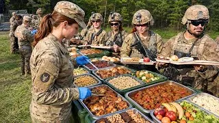 Thumbnail: Inside a US Army Field Kitchen Feeding a Whole Brigade During Rush Hour