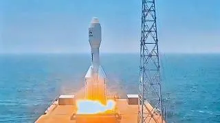 Thumbnail: Gravity-1 rocket blasts off from East China Sea with 9 satellites
