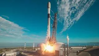 Thumbnail: SpaceX launches 24 Starlink satellites day after last second abort, nails landing