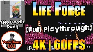 Thumbnail: Life Force | No Death Playthrough | 4K 60FPS | Video Games 101