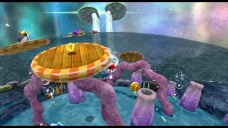 Thumbnail: 🌌 Dive Into Bliss: 10 Hours of Cosmic Cove ASMR from Super Mario Galaxy 2 🎧