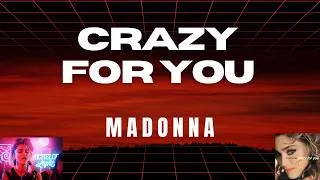 Thumbnail: Crazy For You - Madonna, 2026 Version Lyrics Video