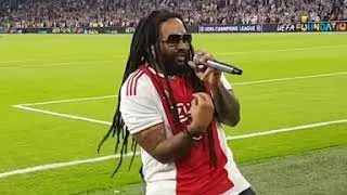 Thumbnail: Bob Marley’s son singing ‘Three Little Birds’ with Ajax fans