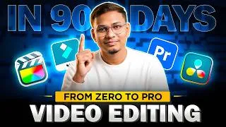 Thumbnail: How to Start Video Editing in 2026 | Complete 90 Days Roadmap