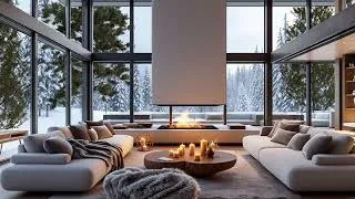 Thumbnail: ❄️ Soft Winter Morning Jazz | Cozy Lakeside Cabin Ambience for Relaxation & Focus 4K