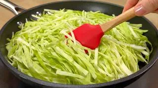 Thumbnail: This Cabbage I Make 3 Times a Week! Simple and delicious recipe with cabbage! # 373