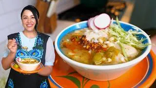Thumbnail: EASY CHILE VERDE CHICKEN POZOLE | Recipe of the day! #2 Homemade Mexican food Recipe 