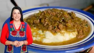 Thumbnail: Quick & Easy GROUND BEEF Chile Verde Picadillo Recipe Mexican Food