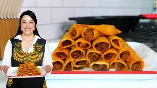 Thumbnail: QUICK CHEAP & BUDGET FRIENDLY TAQUITOS in 60 Seconds | Rolled Tacos Mexican food Recipe
