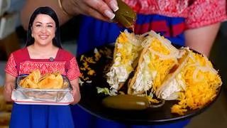 Thumbnail: TACO SALAD Just got BETTER with CHICKEN SALAD TACOS | Tacos Dorados de Ensalada de POLLO