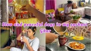 Thumbnail: Slow and peaceful day in my sarkari ghar | new recipe | self care day #dailyvlog #adayinmylife 