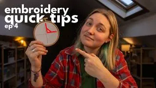 Thumbnail: Stretch Fabric in an Embroidery Hoop the Right Way