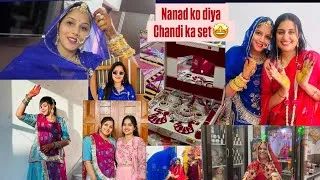 Thumbnail: Nanad Ke Kapde or Jewellery ki packing😊or Vinayak ji Ki Rasam🌸#vikasumi 