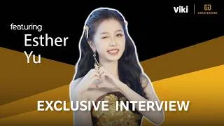 Thumbnail: Exclusive Gold Gala Interview with Esther Yu of "Road to Success" 🩵 | Watch Now on Viki!