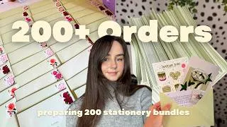 Thumbnail: Studio Vlog ☁️ Preparing 200 Stationery Bundles & Mindful Work Week 🎧✨