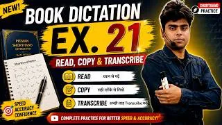 Thumbnail: Book Dictation EX. 21 Daily Practice for Faster Steno Speed