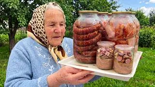 Thumbnail: Lonely Grandmother in Carpathian Village Shares Ancient Recipe. Mountain Life Far from Civilization.