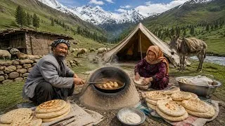 Thumbnail: Traditional Village Life in the Mountains | Chicken Soup & Making Traditional Fuel Cakes