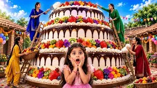 Thumbnail: 4 Sisters Built a 36-FOOT Giant Cake to Save Their Sister’s Birthday! 🎂❤️