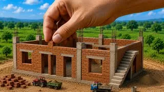 Thumbnail: Building a Modern Miniature House for a Poor Couple | Tiny Brick Build