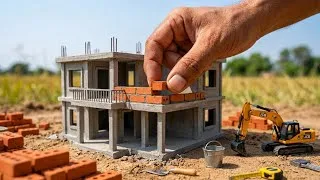 Thumbnail: Building a Tiny Brick House from Scratch | Satisfying Mini Construction