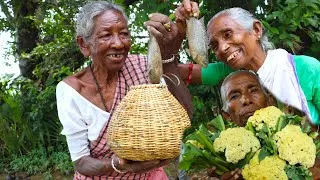 Thumbnail: Bengali style Fulkopi diye Koi macher Jhol recipe | Fish curry with Gobi recipe | village cooking