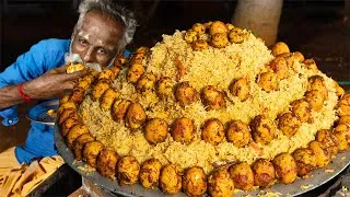 Thumbnail: Tasty!!! Daddy Making Egg Biryani | Village food factory