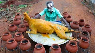 Thumbnail: MUDPOT Mutton !!! Mutton Curry prepared in MUDPOT by Daddy Arumugam | Village food factory