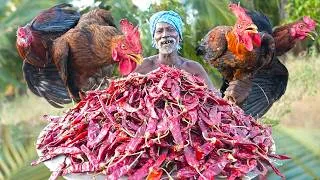 Thumbnail: RED COUNTRY CHICKEN CHINTHAMANI RECIPE | Village Spicy Traditional Food | Grandpa Show