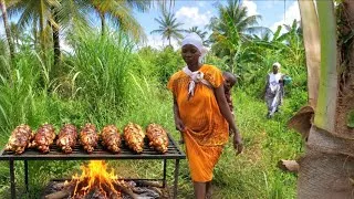 Thumbnail: 🔥 African Village Mom's Rustic Outdoor Juicy Grilled Chicken | Authentic Village Life