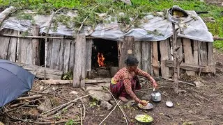 Thumbnail: Real Himalayan Village Life During Rainy Day | Peaceful Life, Traditional Cooking & Happy Family 