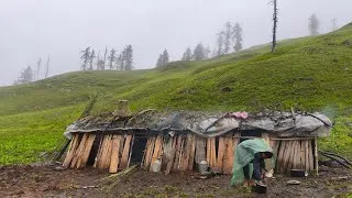 Thumbnail: Real Himalayan Village Life During a Rainy Day | Peaceful & Relaxing Life | Traditional Cooking