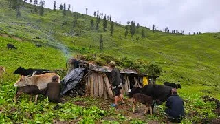 Thumbnail: Real Himalayan Village Life During Rainy Day  | Peaceful & Relaxing Mountain Village Life