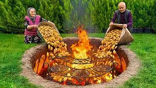 Thumbnail: Grandma’s Traditional Azerbaijani Desserts Recipe in the Tandoor!