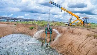 Thumbnail: Dangerous River Pit Fishing! Unique Crane & Tractor Technique to Catch Fish