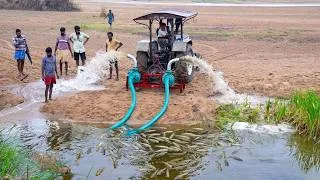 Thumbnail: Catching River Fish Using Tractor PTO Water Pump Technology | Country Fish Curry Cooking