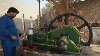 Thumbnail: Start up diesel engine _ Black Engine starting _ Heavy diesel engine amazing sound 