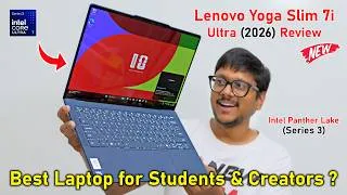 Thumbnail: Best Laptop for Students 2026 ? 🤔 Lenovo Yoga Slim 7i Ultra with Intel Core Ultra (Series 3) Review