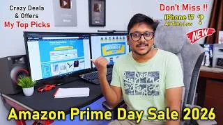 Thumbnail: Crazyy Deals & Offers on Amazon Prime Day Sale 2026... Don't Miss !! 🤯