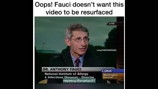 Thumbnail: Dr. Fauci speaks about the flue