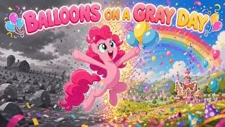 Thumbnail: Balloons On A Gray Day – Pinkie Pie (My Little Pony) | A.I. Concept Original