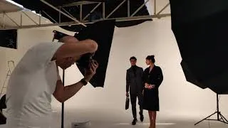 Thumbnail: Backstage tijdens een fashion fotoshoot voor Dbramante1928.