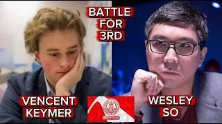 Thumbnail: 🔥 WESLEY SO DOMINATES KEYMER! Battle for 3rd Place — GCT Finals 2026