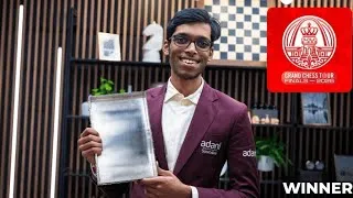 Thumbnail: UNSTOPPABLE PRAgg! Defeats Caruana — GCT 2026 Finals Champion!