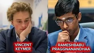 Thumbnail:  ♟️ Praggnanandhaa Dominates! Defeats Vincent Keymer! 💥