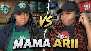 Thumbnail: FAST FOOD EMPLOYEES ARE TOO REAL | Try Not To Laugh Watching Mama Arii Compilation