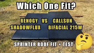 Thumbnail: I Tested Renogy 200W vs Callsun 215W on My Sprinter Roof — One Clear Winner
