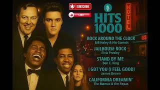 Thumbnail: Five legendary songs from the 50s & 60s in full vintage vibes, iconic voices, timeless sound.
