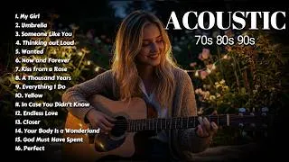 Thumbnail: Top 70s 80s 90s Acoustic Love Songs | Most Emotional Old School Ballads You Need To Hear ✨